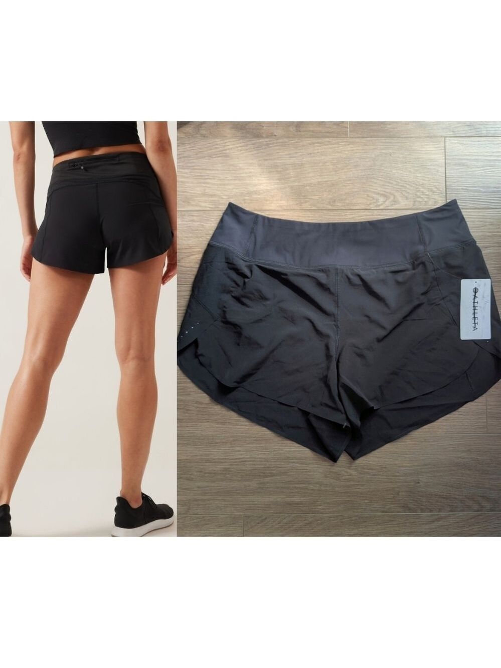 Athleta | Run With It 3.5" Short In Black